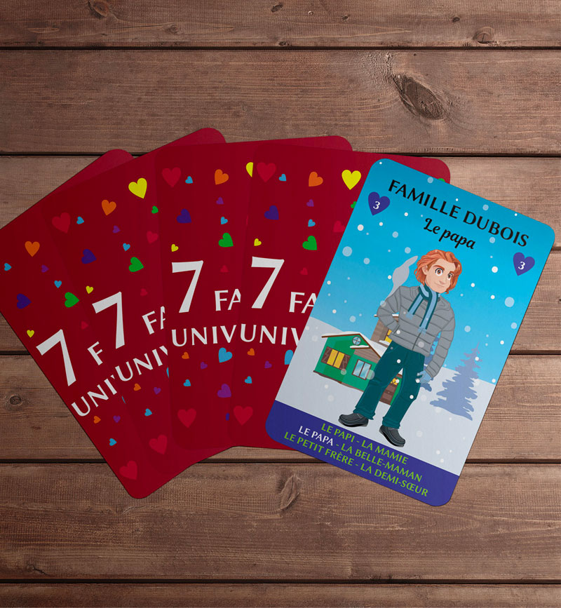 Jeu de 7 familles Universelles - Famille Dubois