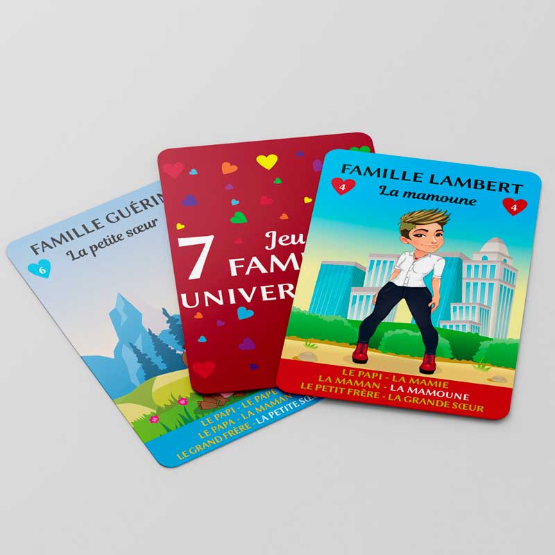 Jeu de 7 familles Universelles Jeu de 7 familles Universelles