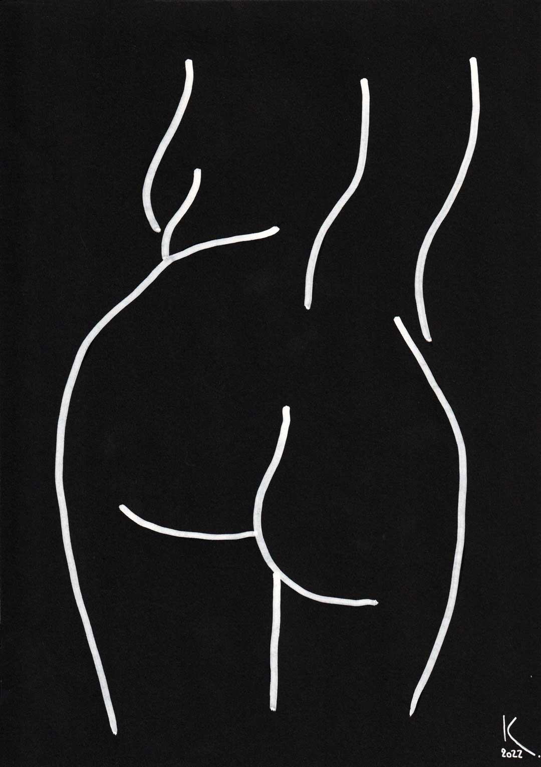 Femme de dos