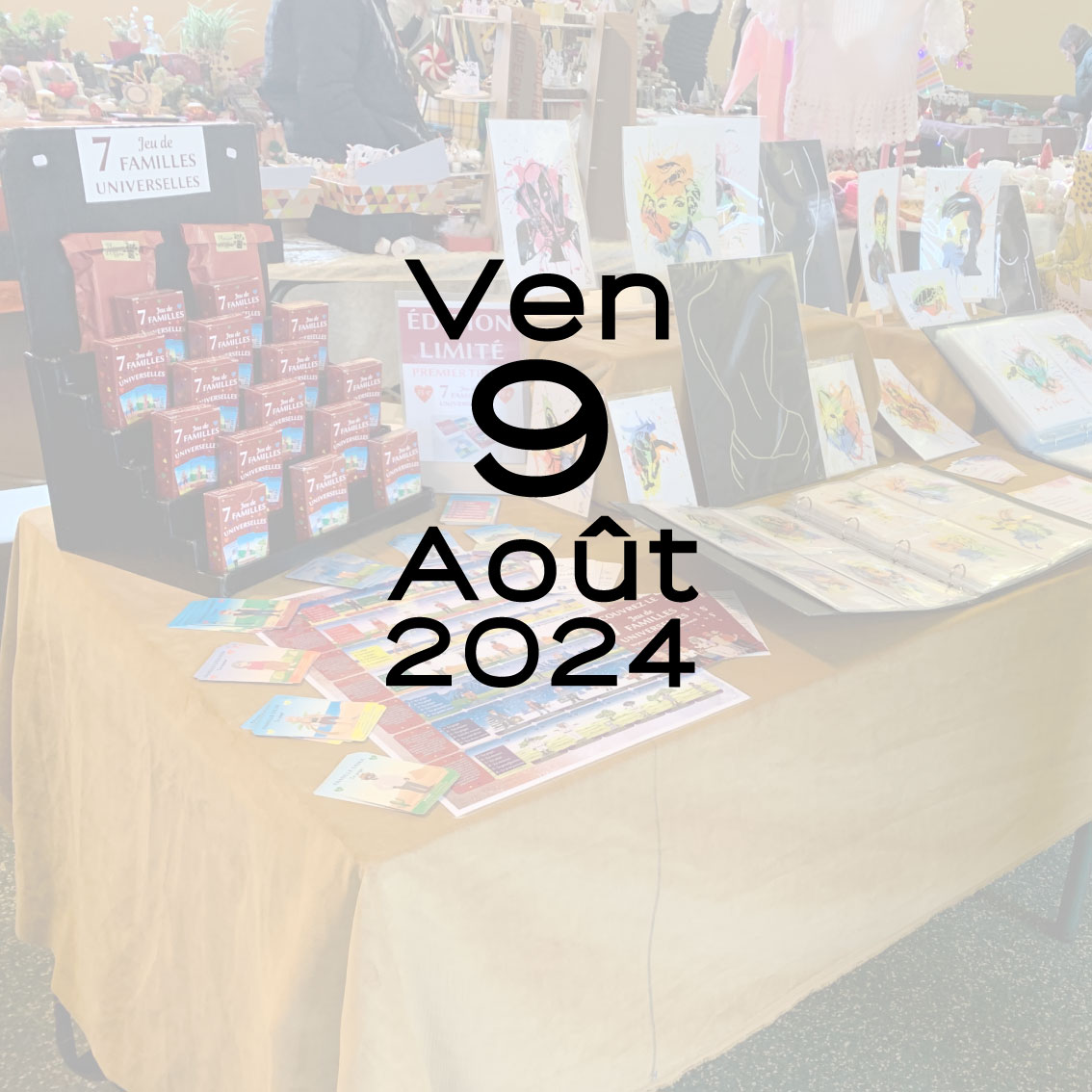 Marché d'artisanat d'art 9 août 2024
