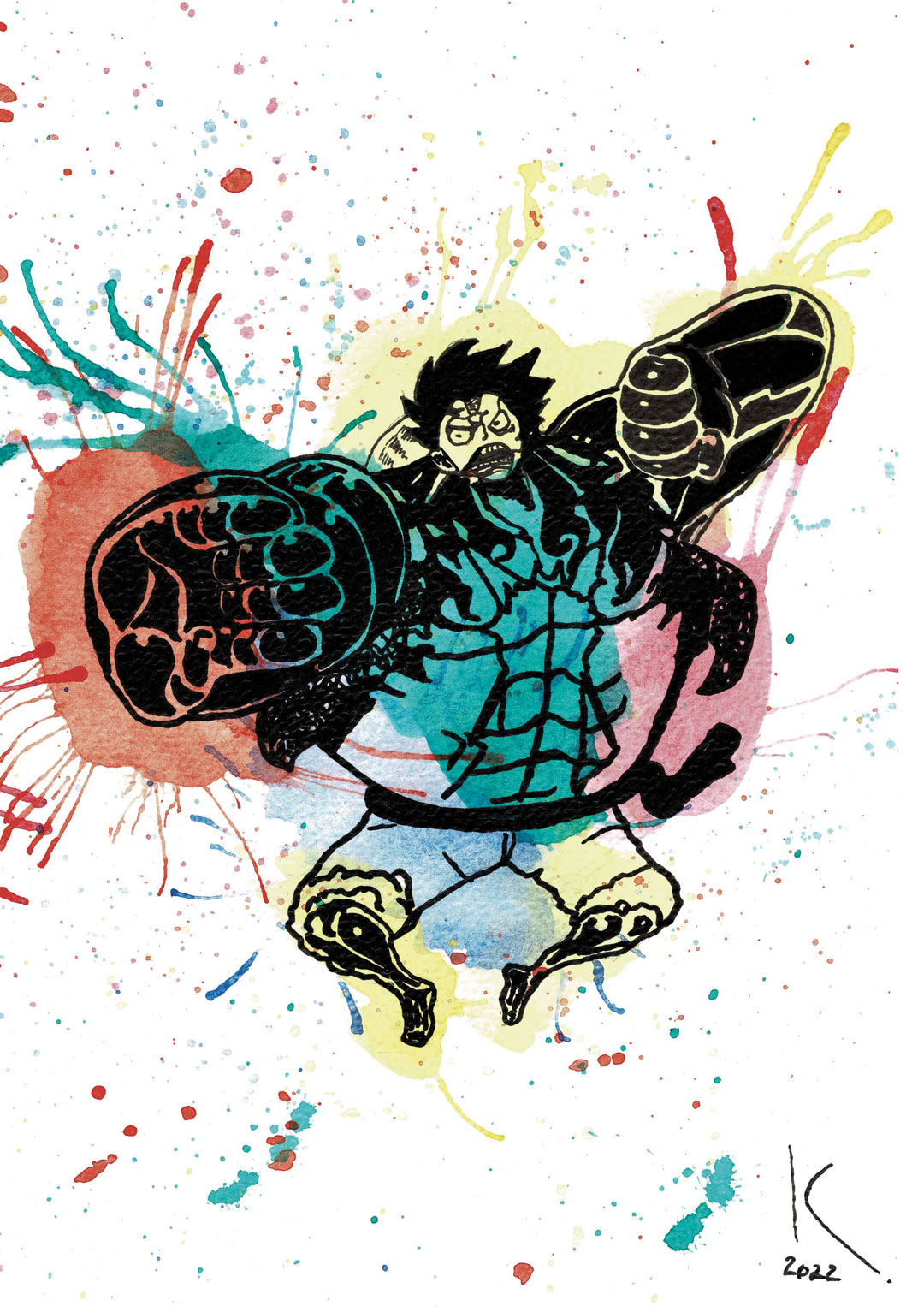 One piece Luffy gear 4